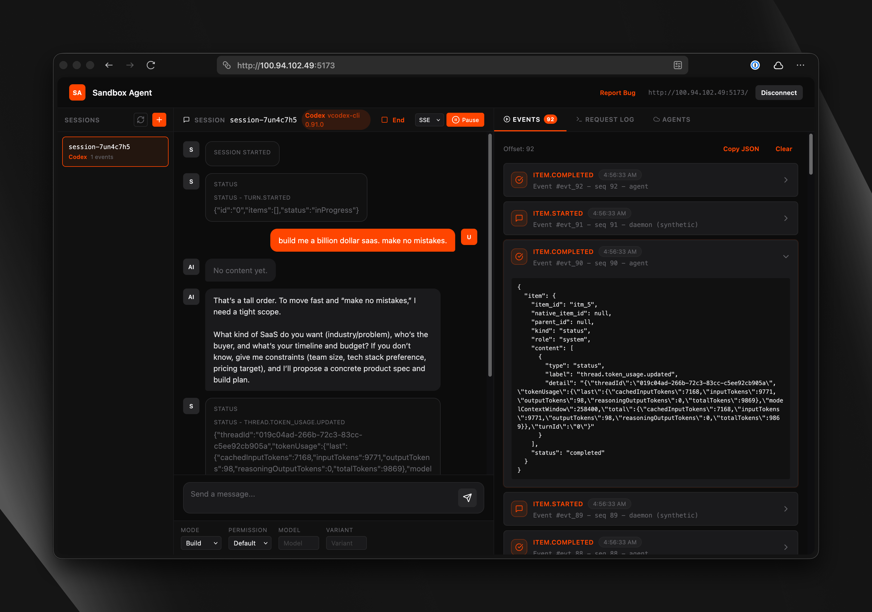 Sandbox Agent Inspector